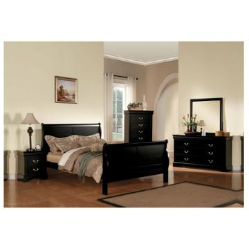 24487EK by Acme Furniture Inc - Louis Philippe III Eastern King Bed