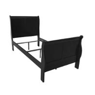 19510t-hf Acme Furniture Louis Philippe Iii - Black Bedroom Furniture Bed