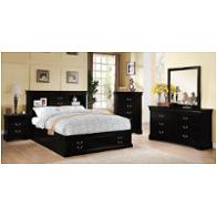 24390q-hb Acme Furniture Louis Philippe Iii - Black Bedroom Furniture Bed