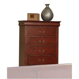 Acme Furniture 25506 Louis Philippe III Chest, Antique Gray New