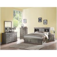 24357ek-hb Acme Furniture Louis Philippe Iii - Gray Bedroom Furniture Bed