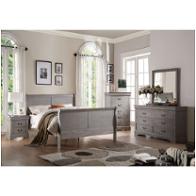 25497ek-hf Acme Furniture Louis Philippe Iii - Gray Bedroom Furniture Bed