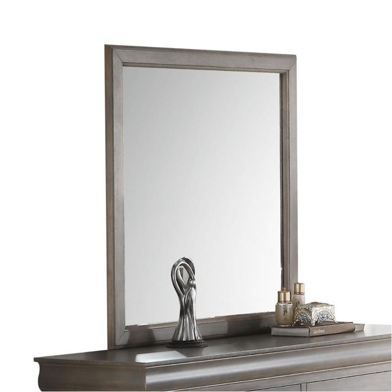 25504 Acme Furniture Louis Philippe Iii - Gray Bedroom Furniture Mirror