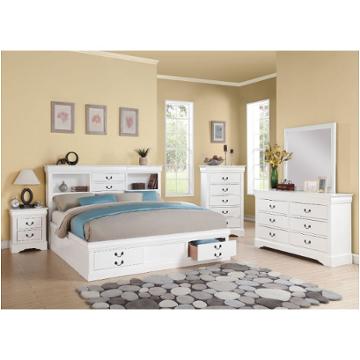 24490q-hb Acme Furniture Louis Philippe Iii - Real White Bedroom Furniture Bed