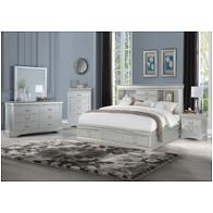 24917ek-hb Acme Furniture Louis Philippe Iii - Platinum Bedroom Furniture Bed