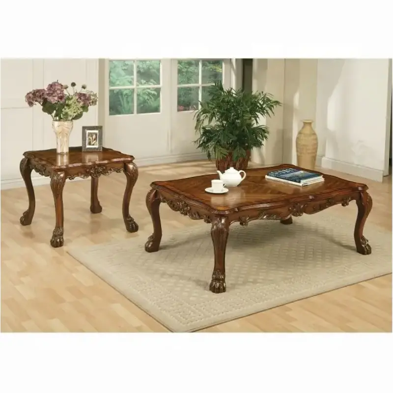 12165 Acme Furniture Cherry Coffee Table - Cherry Oak