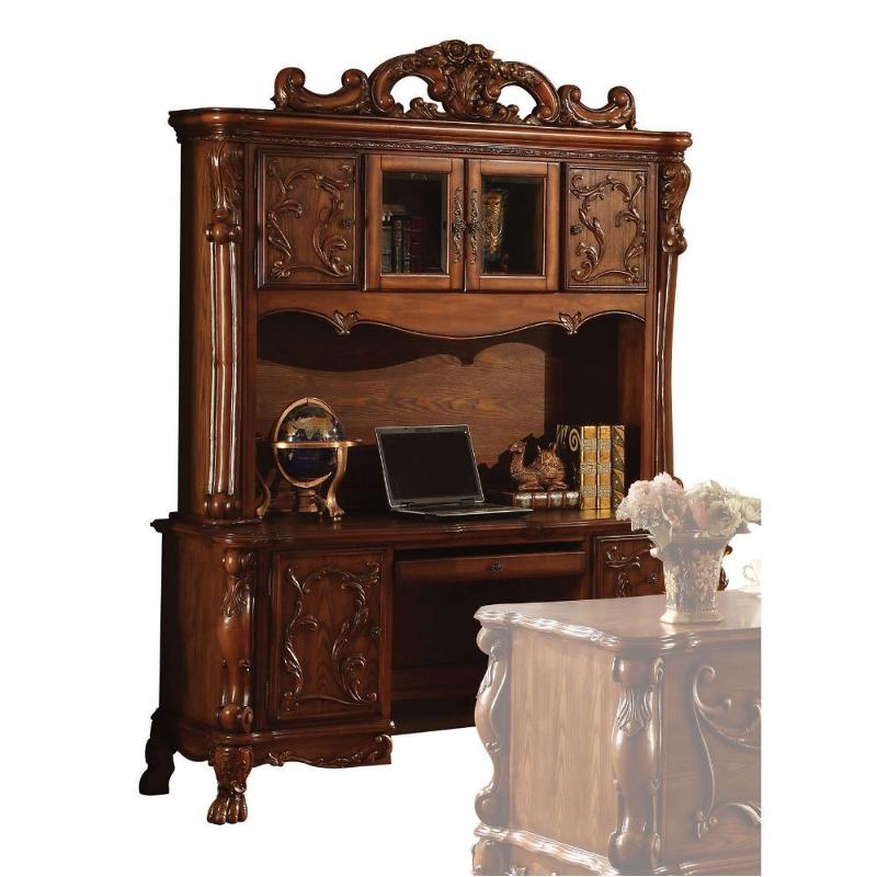 12172top Acme Furniture Dresden - Cherry Oak Home Office Furniture Desk