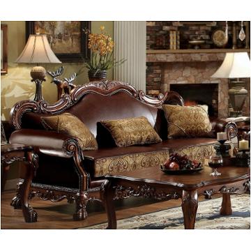 15160 Acme Furniture Dresden - Cherry Oak Living Room Furniture Sofa