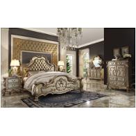 23154ck-hb Acme Furniture Dresden - Gold Patina Bedroom Furniture Bed