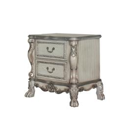 28173 Acme Furniture Dresden - Vintage Bone White Bedroom Furniture Nightstand