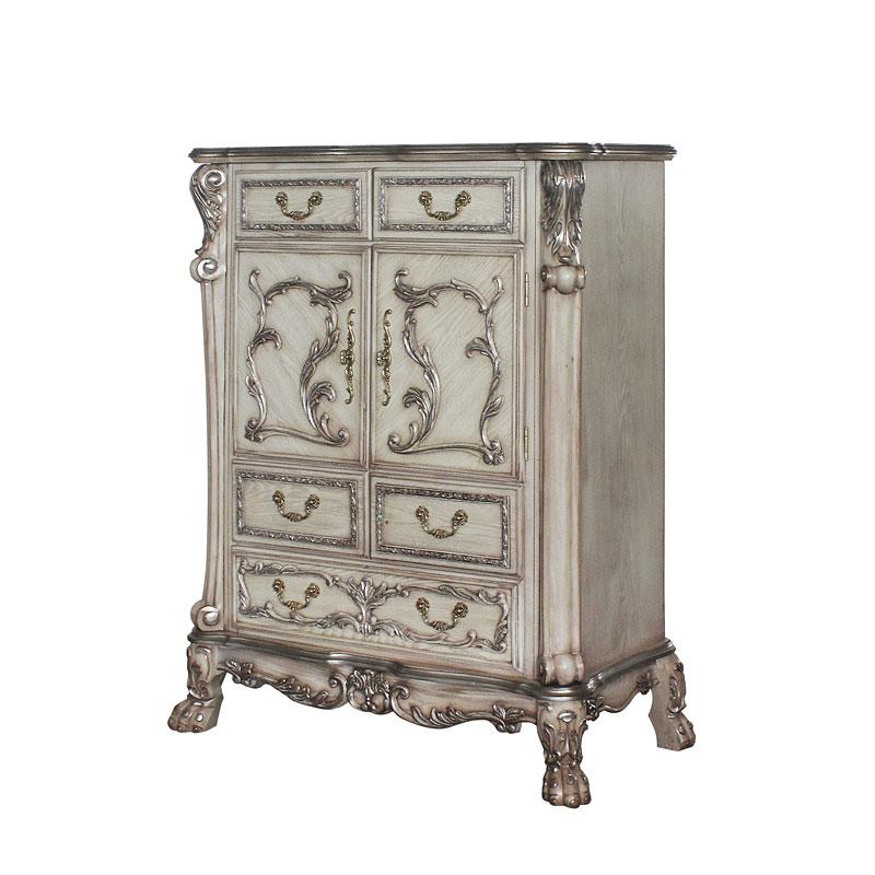 28176 Acme Furniture Dresden - Vintage Bone White Bedroom Furniture Chest