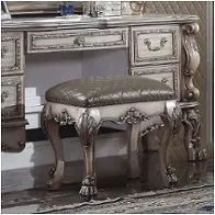 28195 Acme Furniture Vanity Stool - Vintage Bone White