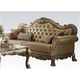 53160 Acme Furniture Dresden - Gold Patina Living Room Furniture Sofa
