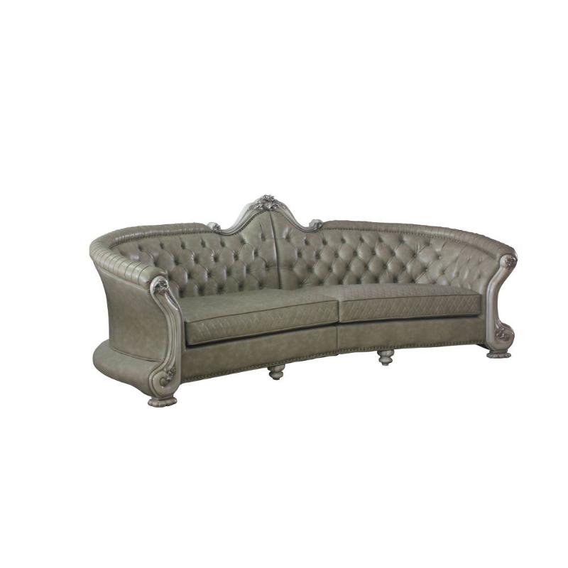 58170 Acme Furniture Dresden - Vintage Bone White Living Room Furniture Sofa