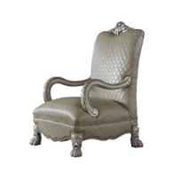 58172 Acme Furniture Dresden - Vintage Bone White Living Room Furniture Accent Chair