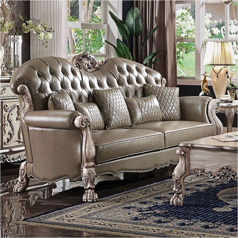 58175 Acme Furniture Sofa - Vintage Bone White