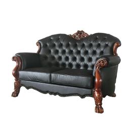 58231 Acme Furniture Dresden - Cherry Oak Living Room Furniture Loveseat