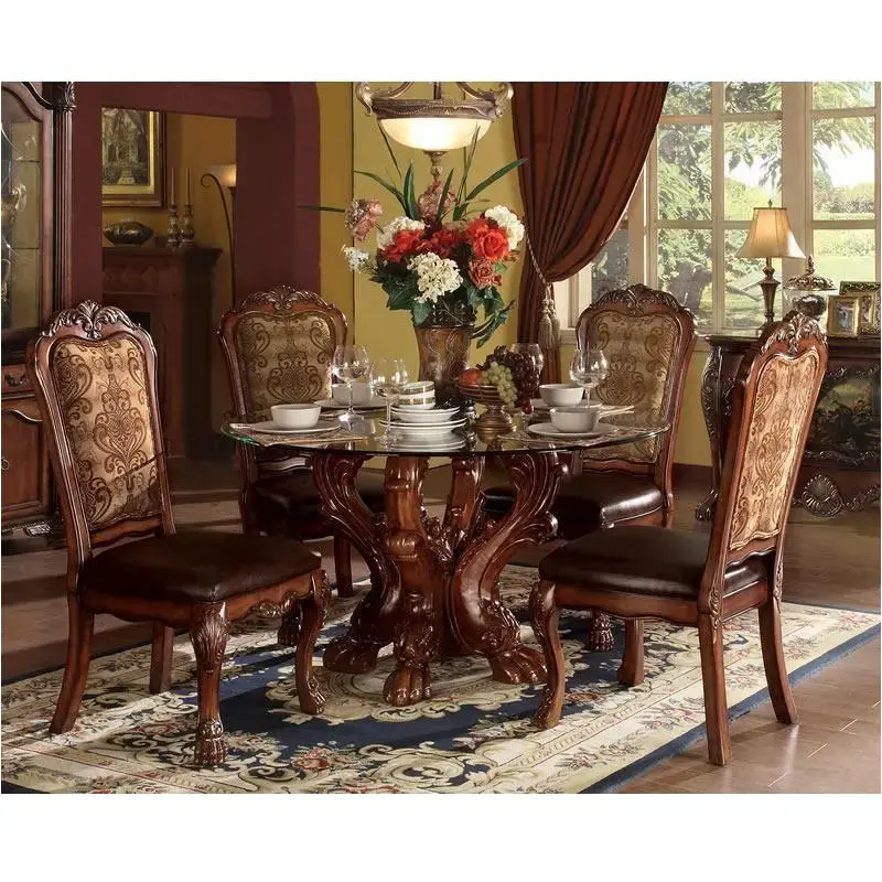 60012 Acme Furniture Cherry Side Chair - Cherry Oak