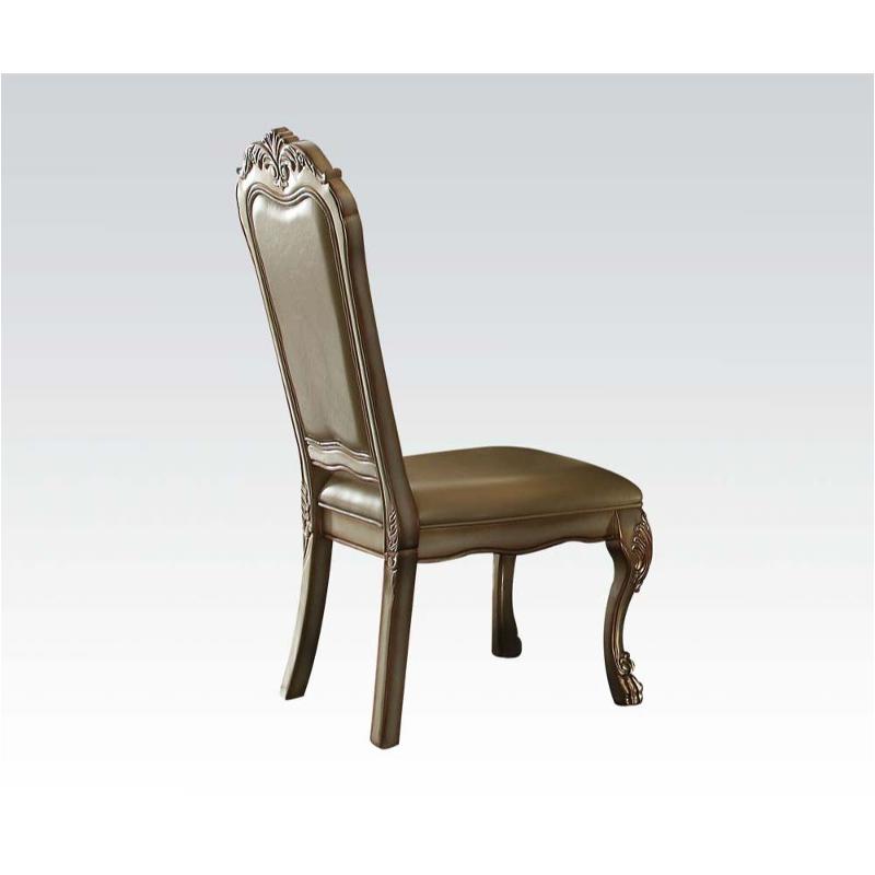 63153 Acme Furniture Dresden - Gold Patina Dining Room Furniture Dining Chair