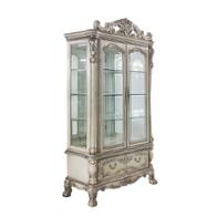 68182top Acme Furniture Dresden - Vintage Bone White Dining Room Furniture Curio