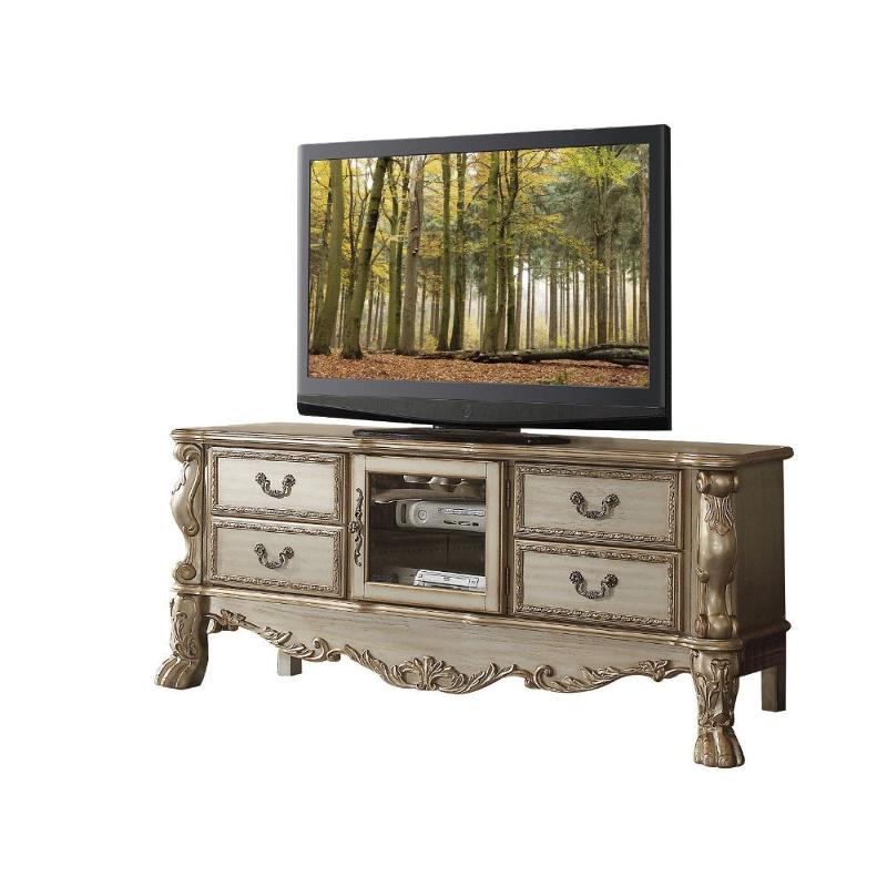 91333 Acme Furniture Dresden - Gold Patina Home Entertainment Furniture Tv Console