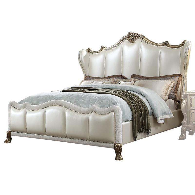 27817ek-hb Acme Furniture Dresden Ii - Pearl White Bedroom Furniture Bed