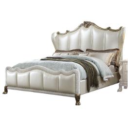 27820q-hb Acme Furniture Dresden Ii - Pearl White Bedroom Furniture Bed