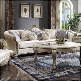 54875 Acme Furniture Dresden Ii - Pearl White Living Room Furniture Sofa