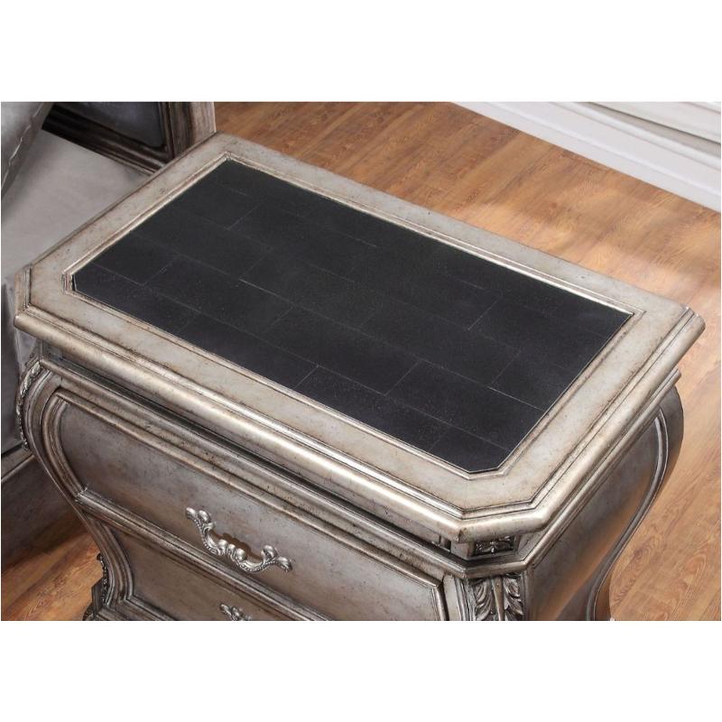 20543 Acme Furniture Nightstand - Antique Platinum