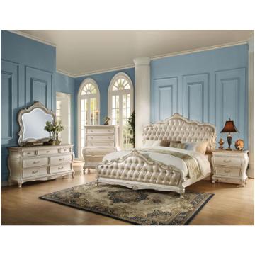 23534ck-hb Acme Furniture Chantelle - Pearl White Bedroom Furniture Bed