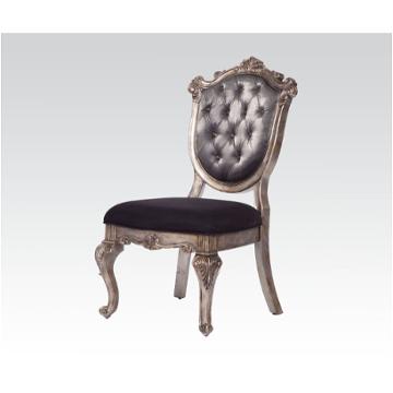 60542 Acme Furniture Chantelle - Antique Platinum Dining Room Furniture Dining Chair
