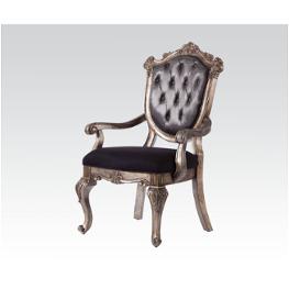 60543 Acme Furniture Chantelle - Antique Platinum Dining Room Furniture Dining Chair