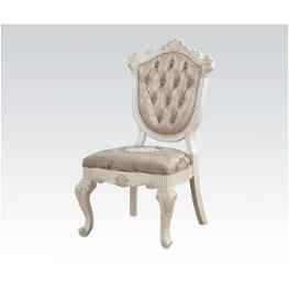 63542 Acme Furniture Chantelle - Pearl White Dining Room Furniture Dining Chair