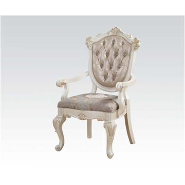 63543 Acme Furniture Chantelle - Pearl White Dining Room Furniture Dining Chair