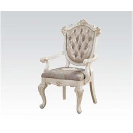 63543 Acme Furniture Chantelle - Pearl White Dining Room Furniture Dining Chair
