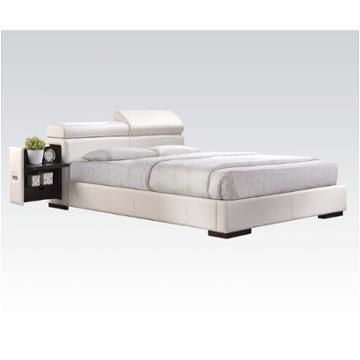 20417ek-hb Acme Furniture Manjot - White Bedroom Furniture Bed