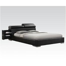 20750q-hb Acme Furniture Manjot - Black Bedroom Furniture Bed