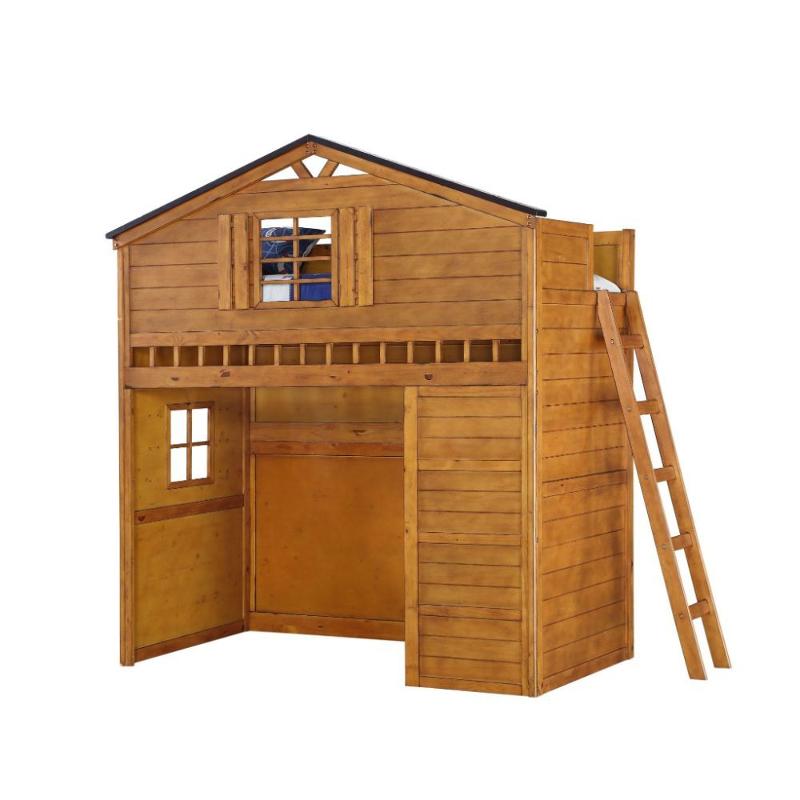 10160hf Acme Furniture Oak Tree House Loftbed