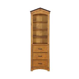 10163 Acme Furniture Tree House - Rustic Oak Bedroom Furniture Bookcase