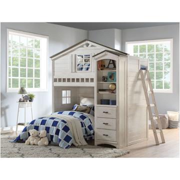 37165hf Acme Furniture Tree House - White Bedroom Furniture Bed