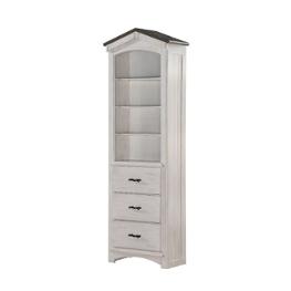 37168 Acme Furniture Tree House - White Bedroom Furniture Bookcase