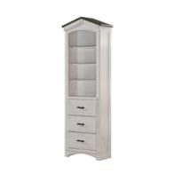 37168 Acme Furniture Tree House - White Bedroom Furniture Bookcase