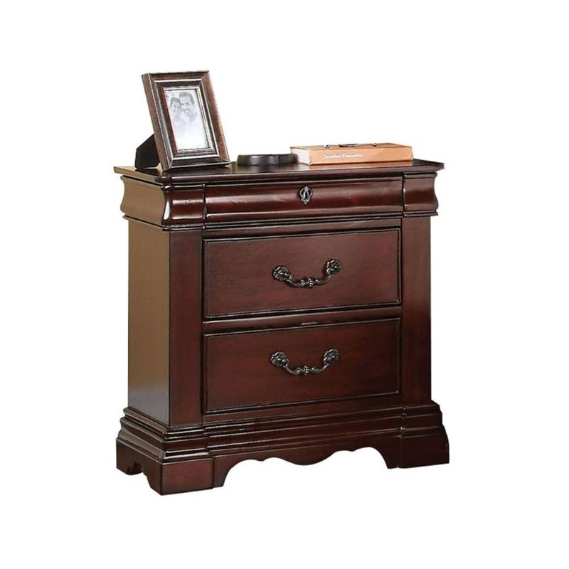 20733 Acme Furniture Estrella - Dark Cherry Bedroom Furniture Nightstand