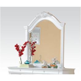 30244 Acme Furniture Estrella - White Bedroom Furniture Mirror