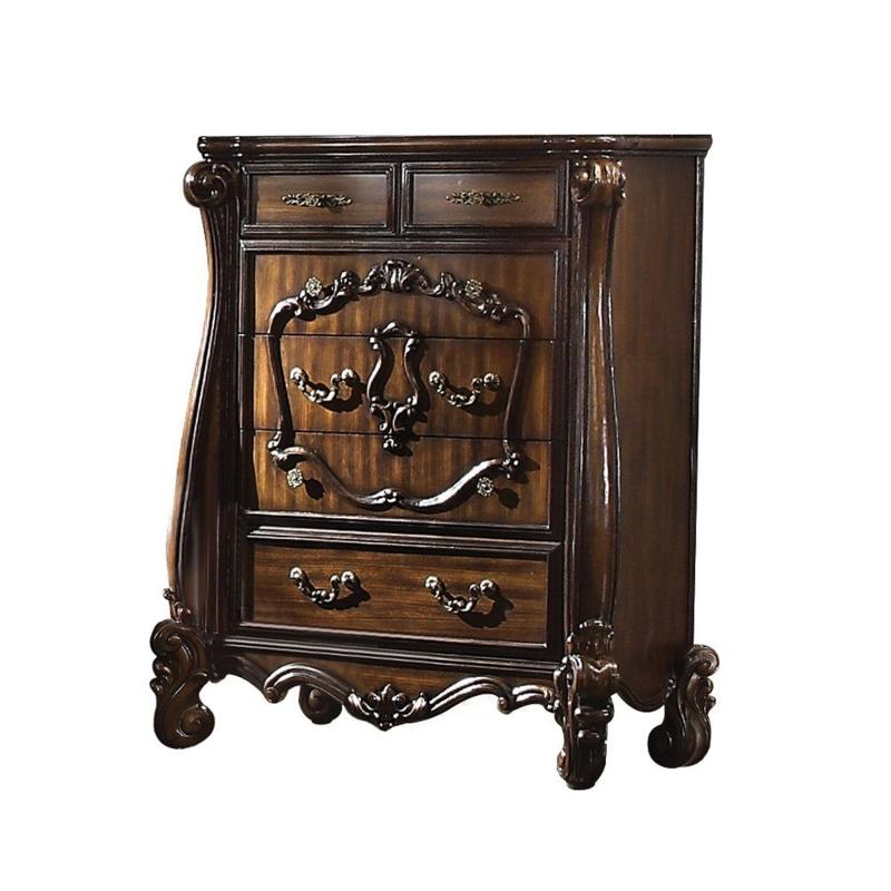 21106 Acme Furniture Versailles - Cherry Oak Bedroom Furniture Chest