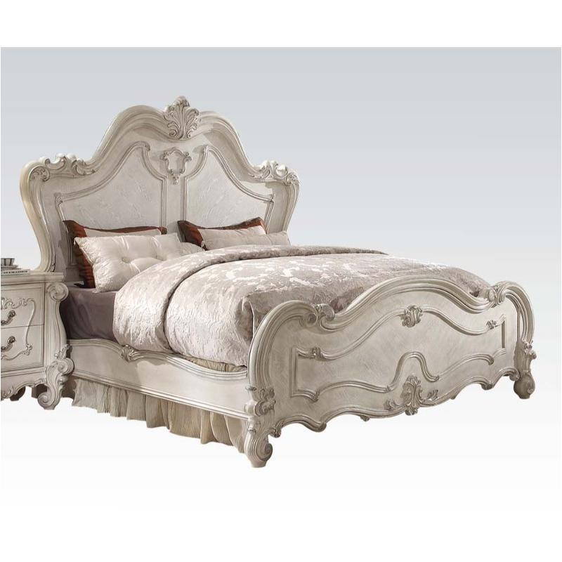 21757ek-hb Acme Furniture Versailles - Bone White Bedroom Furniture Bed