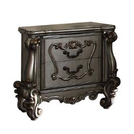 26843 Acme Furniture Versailles - Antique Platinum Bedroom Furniture Nightstand