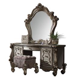26844 Acme Furniture Versailles - Antique Platinum Bedroom Furniture Mirror