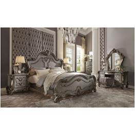 26854ck-hb Acme Furniture Versailles - Antique Platinum Bedroom Furniture Bed