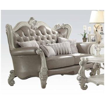 52126 Acme Furniture Versailles - Bone White Living Room Furniture Loveseat